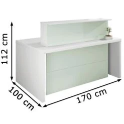 Kerkmann Empfangstheke Verona, 3535, Weiß, 170 X 112 X 100cm, Kompakttheke -PapierMeister Verkäufe 61d6be5dfc51fb1aca113de8ea366845829e4222 empfangstheke kerkmann verona 3535