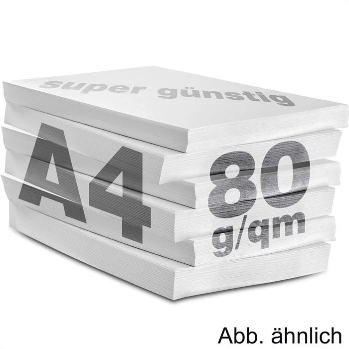 Inapa Kopierpapier Multicopy Original, A4, 80g/qm, Hochweiß, 5 X 500 Blatt 4 Inapa Kopierpapier Multicopy Original, A4, 80g/qm, Hochweiß, 5 X 500 Blatt – Bild 2