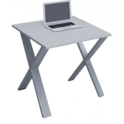 VCM Schreibtisch Lona, 914609, Grau, Maße: 80 X 50cm