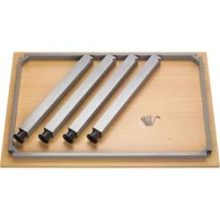 Hammerbacher Schreibtisch Q-Serie, Eiche, Höhenverstellbar, 180 X 68-83,5 X 80cm -PapierMeister Verkäufe 6a1b7a8dd1b77106d65802278043fe9b04f1589b schreibtisch hammerbacher q serie eiche