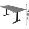 Kerkmann Schreibtisch Move 1, 1822, Graphit, Elektrisch Höhenverstellbar, 180 X 74-123 X 80cm -PapierMeister Verkäufe 6d0098f249be4c673348a80646fa55fe5dd584fe schreibtisch kerkmann move 1 1822 graphit