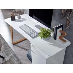 Wohnling Schreibtisch WL6.369, Weiß, Maße: 140 X 58cm -PapierMeister Verkäufe 6f89ef8a8b03f38037f808b2147a1cf15c6fe93d schreibtisch wohnling wl6.369 weiss