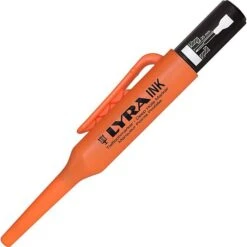 Lyra Tieflochmarker INK 4480099 Schwarz, Bohrlochmarker, Mit Halteclip, Strichbreite 1,5mm