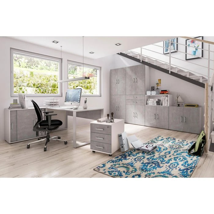 Röhr Schreibtisch Direct.office, Beton, Maße: 150 X 80cm 4 Röhr Schreibtisch Direct.office, Beton, Maße: 150 X 80cm – Bild 2