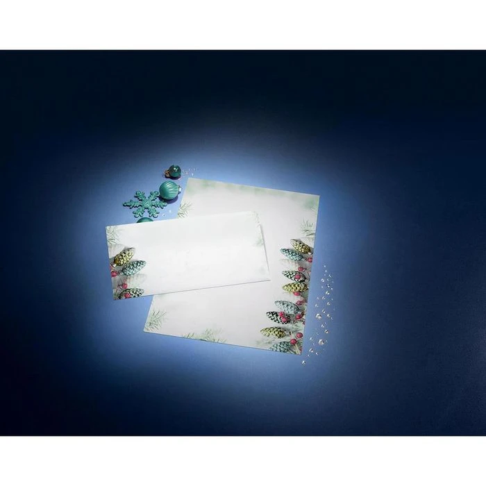 Sigel Weihnachtspapier DP177 Christmas Garland, A4, 90g/qm, 100 Blatt 6 Sigel Weihnachtspapier DP177 Christmas Garland, A4, 90g/qm, 100 Blatt – Bild 4