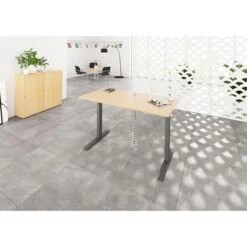 Hammerbacher Schreibtisch XMKA 19, Ahorn, Elektrisch Höhenverstellbar, 180 X 70-120 X 80cm -PapierMeister Verkäufe 7f9c08e67328e52acad258d7a602d4cb7a2b25a9 schreibtisch hammerbacher xmka 19 ahorn