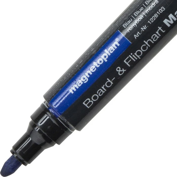 Boardmarker Magnetoplan 12281 Marker Pro Board- & Flipchart 1,5 - 3mm 4 Stück – Bild 2
