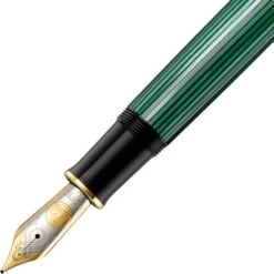 Pelikan Füller Souverän M1000, 987594, Schwarz/grün, Goldfeder 18 Karat, Feder M -PapierMeister Verkäufe 841c86c4ba6d95615cc536fb603e00265600036e fueller pelikan souveraen m1000 987594