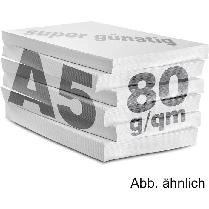 DataCopy Kopierpapier Everyday Printing, A5, 80g/qm, Hochweiß, 500 Blatt 5 DataCopy Kopierpapier Everyday Printing, A5, 80g/qm, Hochweiß, 500 Blatt – Bild 3