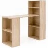 Wohnling Schreibtisch WL5.693, Sonoma Eiche, Mit Regalfach, Maße: 120 X 53cm -PapierMeister Verkäufe 879614f83dd99ff185768912769d1fb4a21726a2 schreibtisch wohnling wl5.693 sonoma eiche