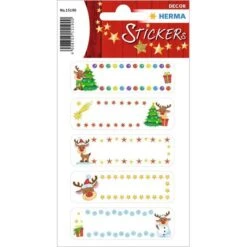 Herma Sticker Decor 15190, Little Rudolph, Geschenkbeschriftung, 10 Aufkleber