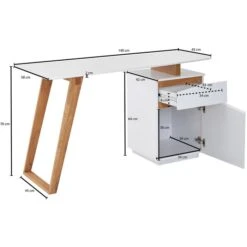 Wohnling Schreibtisch WL6.369, Weiß, Maße: 140 X 58cm -PapierMeister Verkäufe 88d2f85edcd4a3ad168d93493ce1b209f84bcd1b schreibtisch wohnling wl6.369 weiss