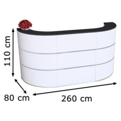 Kerkmann Empfangstheke Cento 3a, 3856, Weiß / Anthrazit, 260 X 110 X 80cm, Rezeption -PapierMeister Verkäufe 8c9b95898b73146f297557590c70eb024a7e9c46 empfangstheke kerkmann cento 3a 3856