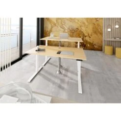 Hammerbacher Schreibtisch XDKB 16, Ahorn, Elektrisch Höhenverstellbar, 160 X 64-129 X 80cm -PapierMeister Verkäufe 8d5837f93dd1c81a915e31fdb113c3c64db90cf9 schreibtisch hammerbacher xdkb 16 ahorn