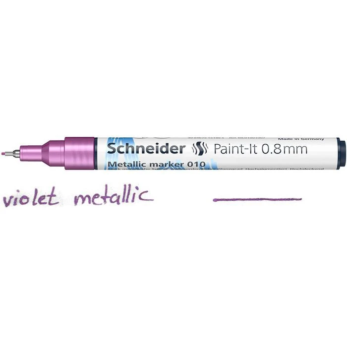 Schneider® Schneider Metallic-Marker Paint-It 010, Violet, Lila, 0,8 Mm 6 Schneider® Schneider Metallic-Marker Paint-It 010, Violet, Lila, 0,8 Mm – Bild 4