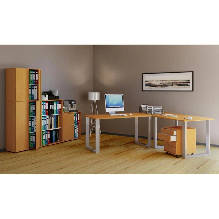 VCM Schreibtisch Lona, 914681, Buche, Maße: 140 X 50cm 4 VCM Schreibtisch Lona, 914681, Buche, Maße: 140 X 50cm – Bild 2