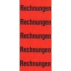 Inhaltsschilder Rechnungen 05896