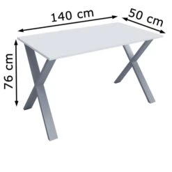 VCM Schreibtisch Lona, 914665, Weiß, Maße: 140 X 50cm -PapierMeister Verkäufe 93f21c4a483098a22e0b7ef2eaf7fdc8361fd6bf schreibtisch vcm lona 914665 weiss