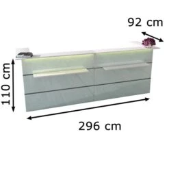 Kerkmann Empfangstheke Atlantis, Weiß / Weiß, Rezeption -PapierMeister Verkäufe 961ac8bed7e1f4591fc7347a4b0b20b518ad48e6 empfangstheke kerkmann atlantis