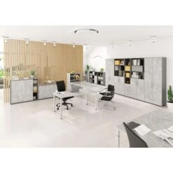 Hammerbacher Schreibtisch Y-Serie, Verstellbar, 180 X 68-82 X 80, Lichtgrau / Silber -PapierMeister Verkäufe 9749a180866f2c5be3706502f699ad09ada360ff schreibtisch hammerbacher y serie