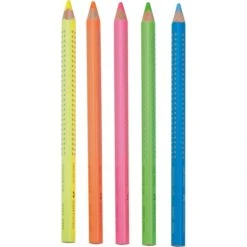 Faber-Castell Buntstifte Jumbo Grip Neon 110994, Farbig Sortiert, 5 Stück -PapierMeister Verkäufe 9a2f5ab753bc11f69d954698bcd474ad69abbeaa buntstifte faber castell jumbo grip neon 110994