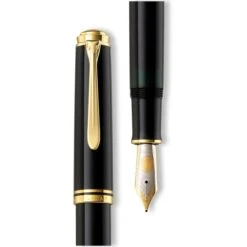 Pelikan Füller Souverän M1000, 987404, Schwarz, Goldfeder 18 Karat, Feder B -PapierMeister Verkäufe 9acde89508c8759ad71deb8fa01ab9553f76c9a4 fueller pelikan souveraen m1000 987404