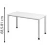 Hammerbacher Schreibtisch H-Serie, Weiß, Verstellbar, 140 X 68,5-81 X 67,2cm, Mini Office 2 Hammerbacher Schreibtisch H-Serie, Weiß, Verstellbar, 140 X 68,5-81 X 67,2cm, Mini Office -PapierMeister Verkäufe 9ca1f2c84d7fbce4dc352032599f6f9fbef42e0d schreibtisch hammerbacher h serie weiss