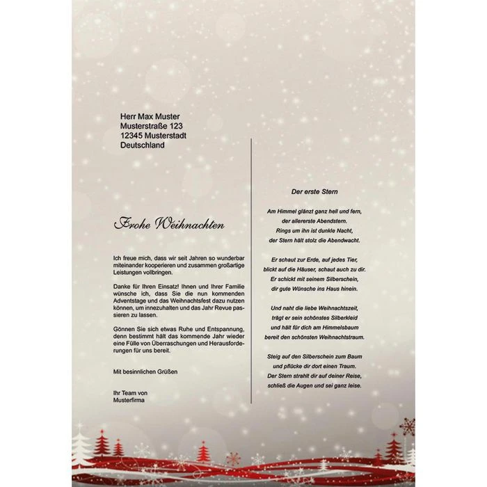 Böttcher-AG Weihnachtspapier Fest Der Liebe, A4, 100g/m², 100 Blatt 4 Böttcher-AG Weihnachtspapier Fest Der Liebe, A4, 100g/m², 100 Blatt – Bild 2