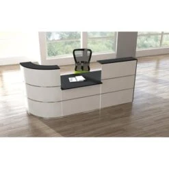 Kerkmann Empfangstheke Cento 5, 3854, Weiß / Anthrazit, 280 X 110 X 95cm, Beratungsplatz -PapierMeister Verkäufe 9ceb8434d7427f5b6c3a65f9c89a3a052e80337c empfangstheke kerkmann cento 5 3854