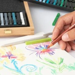 Conte-a-Paris Pastellkreide 50174 Bambuskasten, Farbig Sortiert, 65 Mm Lang, 84 Stück -PapierMeister Verkäufe 9d6d3c3a3bf90122d7e9930d0178fc658a964b97 pastellkreide conte a paris 50174 bambuskasten