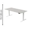 Kerkmann Schreibtisch Move 3, 3814, Lichtgrau, Elektrisch Höhenverstellbar, 180 X 72-120 X 80cm -PapierMeister Verkäufe 9d874325b7c8dc8c57eeebd281a3ef53620d6601 schreibtisch kerkmann move 3 3814 lichtgrau