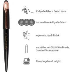 Online Schreibset Air Best Writer, 10055, Kalligrafie-Set, Füller Und Federn, Schwarz 12 Online Schreibset Air Best Writer, 10055, Kalligrafie-Set, Füller Und Federn, Schwarz -PapierMeister Verkäufe 9ef607f18646581de040fa02c42b6f839c261769 schreibset online air best writer 10055