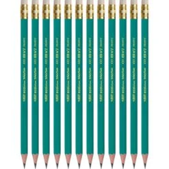 Bic Bleistift ECOlutions Evolution 655, 880332, Härte HB, Aus Kunstharz, Mit Radiergummi, 12 Stück