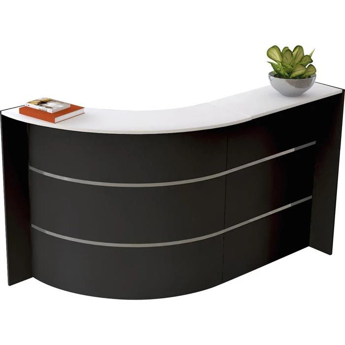 Kerkmann Empfangstheke Bari 3575, Anthrazit / Weiß, 175 X 112 X 95cm, Kompakttheke 3 Kerkmann Empfangstheke Bari 3575, Anthrazit / Weiß, 175 X 112 X 95cm, Kompakttheke