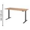 Hammerbacher Schreibtisch XDKB 19, Nussbaum, Elektrisch Höhenverstellbar, 180 X 64-129 X 80cm -PapierMeister Verkäufe a4ca724a46c968c78f5a4f9ec06664727d3340e7 schreibtisch hammerbacher xdkb 19 nussbaum