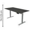 Kerkmann Schreibtisch Move 1, 2274, Anthrazit, Elektrisch Höhenverstellbar, 160 X 74-123 X 80cm -PapierMeister Verkäufe a66819e96720e3d071d1fe9952f875c9c85eb177 schreibtisch kerkmann move 1 2274 anthrazit