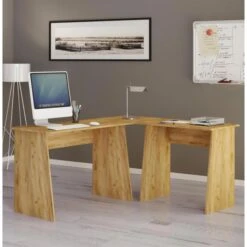 VCM Schreibtisch Masola 917094, Eiche, Maße: 135 X 105cm, L-Form -PapierMeister Verkäufe a99ad066201e6281f3ae874e91c4f13a9d878e75 schreibtisch vcm masola 917094 eiche