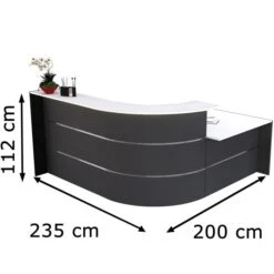 Kerkmann Empfangstheke Bari 3559, Anthrazit / Weiß, 235 X 112 X 200cm, Winkeltheke Mit Anbautisch 9 Kerkmann Empfangstheke Bari 3559, Anthrazit / Weiß, 235 X 112 X 200cm, Winkeltheke Mit Anbautisch -PapierMeister Verkäufe b25c06ac2ca9fb2b14e6f77d8bb65630a2a99431 empfangstheke kerkmann bari 3559 anthrazit weiss
