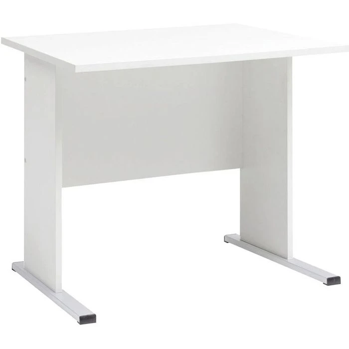 Möbelpartner Schreibtisch Serie 200, Weiß, Maße: 90 X 65cm 3 Möbelpartner Schreibtisch Serie 200, Weiß, Maße: 90 X 65cm