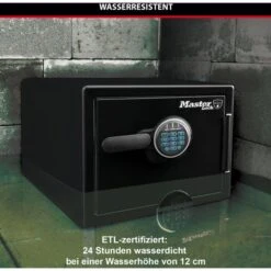 Master Lock Master-Lock Tresor LFW082FTC Schwarz, 34,8 X 41,5cm, Mit Elektronikschloss, 35,7kg -PapierMeister Verkäufe be83864a7ae970d0373201c5b21141feec9b6a6a tresor master lock lfw082ftc schwarz