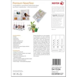 Xerox™ Xerox Kopierfolien 003R98127 Premium Never Tear A4, Wasserfestes Papier, 145my, Weiß, 10 Stück -PapierMeister Verkäufe bfcbef0b1d31824d84235fc295ce14106b02db8c kopierfolien xerox 003r98127 premium nevertear a4