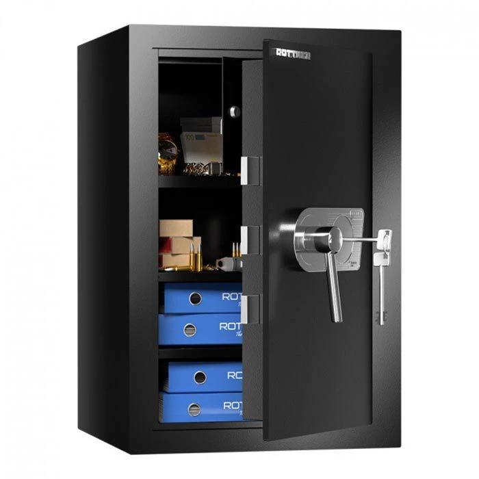 Rottner Tresor Monaco 65, Mit Innentresor, 65,5 X 43,5cm, Mit Doppelbartschloss, 83kg 3 Rottner Tresor Monaco 65, Mit Innentresor, 65,5 X 43,5cm, Mit Doppelbartschloss, 83kg