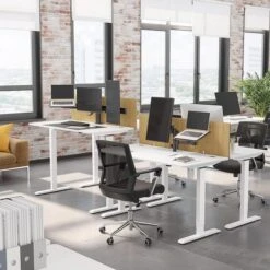 Songmics Schreibtisch LSD012W01, Weiß, Elektrisch Höhenverstellbar, 140 X 73-114 X 70cm -PapierMeister Verkäufe c13cc9cb392c771f8b523e4e8c80035bcb15da18 schreibtisch songmics lsd012w01 weiss