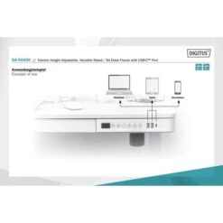 Digitus Schreibtisch DA-90406, Weiß, Elektrisch Höhenverstellbar, 120 X 72-121 X 60cm -PapierMeister Verkäufe c2431918cf73c8b859058910de8c2a855daa7fc8 schreibtisch digitus da 90406 weiss