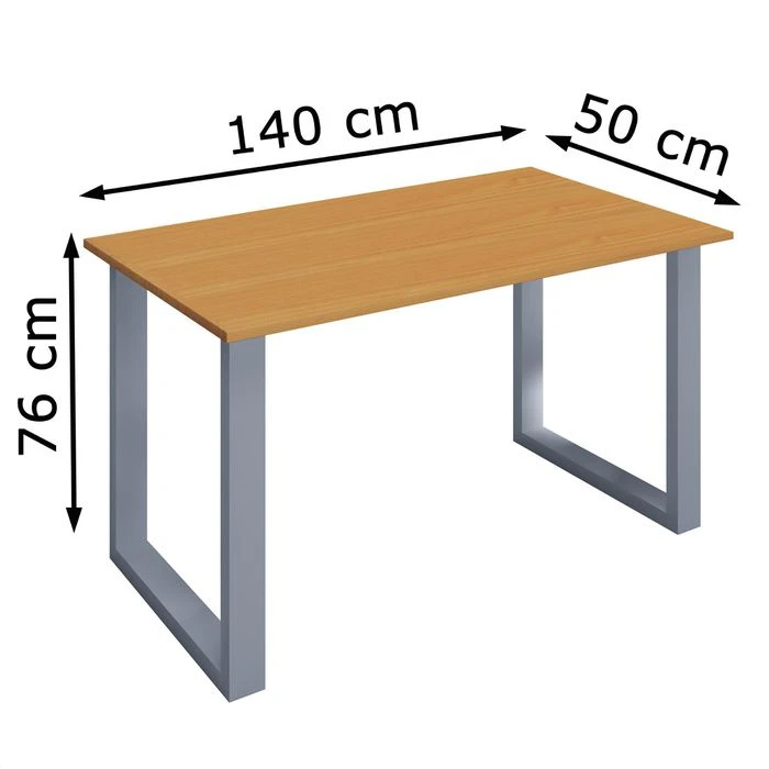 VCM Schreibtisch Lona, 914681, Buche, Maße: 140 X 50cm 5 VCM Schreibtisch Lona, 914681, Buche, Maße: 140 X 50cm – Bild 3