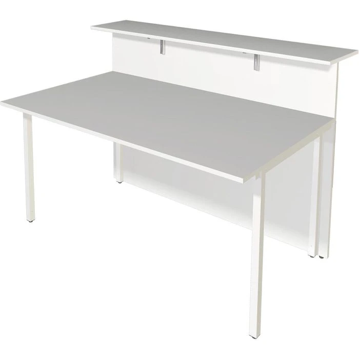 Kerkmann Empfangstheke Atlantis, Weiß / Weiß, Rezeption, Mit Anbautisch, 2 Elemente 5 Kerkmann Empfangstheke Atlantis, Weiß / Weiß, Rezeption, Mit Anbautisch, 2 Elemente – Bild 3