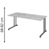 Hammerbacher Schreibtisch Z-Serie, Verstellbar, 180 X 68-82 X 80cm, Beton / Graphit -PapierMeister Verkäufe cc99f7a819edd7e3da89e62252a1c575e363faa0 schreibtisch hammerbacher z serie