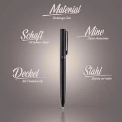 Hörner Kugelschreiber Silva 1010, Gehäuse Schwarz, Metall, Schreibfarbe Schwarz -PapierMeister Verkäufe cd0d9c8a402ea1b9f3c97533863774c4315d59fe kugelschreiber hoerner silva 1010