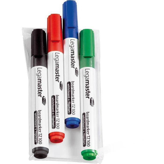 Legamaster Boardmarker TZ 100, Farbig Sortiert, Strichbreite 1,5-3mm, 4 Stück 3 Legamaster Boardmarker TZ 100, Farbig Sortiert, Strichbreite 1,5-3mm, 4 Stück