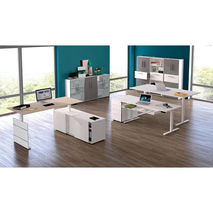 Kerkmann Schreibtisch Move 3, 3806, Graphit, Elektrisch Höhenverstellbar, 160 X 72-120 X 80cm 6 Kerkmann Schreibtisch Move 3, 3806, Graphit, Elektrisch Höhenverstellbar, 160 X 72-120 X 80cm – Bild 4